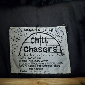 Chill Chasers Black Fur Coat